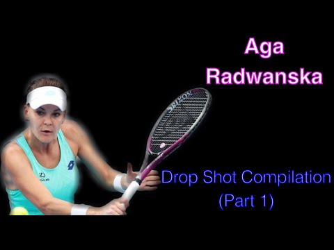 Aga Radwanska Drop Shot Compilation