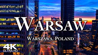WARSAW 2024 Warszawa 🇵🇱 Drone Aerial 4K | Poland Polska Polen