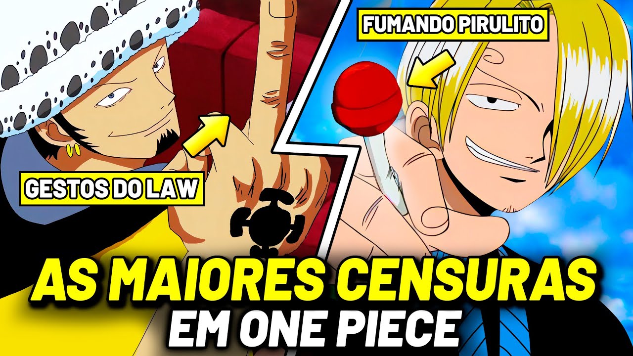 AS MAIORES CENSURAS EM ONE PIECE! YouTube