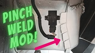 How to Do The Pinch Weld Mod  Jeep Commander Overland Build