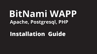 Bitnami WAPP Stack - How to install Bitnami WAPP Stack for PHP