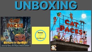 Cat Packs (w/ Whiskers in the Night Expansion and Promo Cards) - UNBOXING