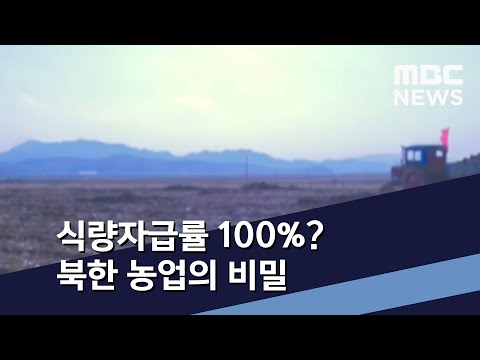 식량자급률 <strong>100</strong>%? 북한 농업의 비밀 (2021.03.27/통일전망대/<strong>MBC</strong>)