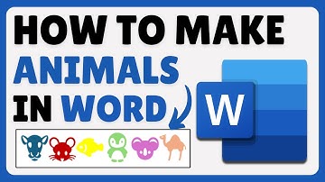 How To Type Animal Symbols In MS Word (2025)