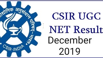 CSIR UGC NET result December 2019 conducted by NTA (NATIONAL TESTING AGENCY)