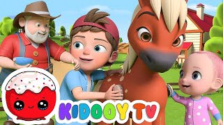 Here We Go Round The Mulberry Bush By KidooyTV Nursery Rhymes for Kids Children