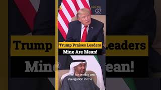 Trump Blasts US Media During G7 UAE Bilateral! #Shorts #Trump #G7