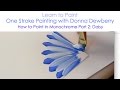One Stroke Painting with Donna Dewberry - How to Paint in Monochrome, Pt. 2: Daisy