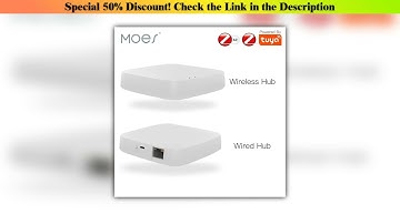 Get MOES Tuya Gateway Hub Smart Home Bridge Synthesis Link includ Bluetooth/Zigbee Gateway and Mult