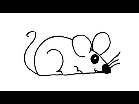 🐭 Как Нарисовать МЫШКУ Или Рисунки мышки