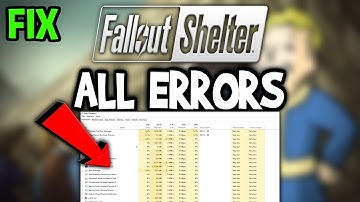 Fallout Shelter   – How to Fix All Errors – Complete Tutorial