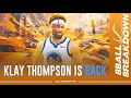 Klay Thompson Is Back And The Rest Of The NBA Should Be Worried