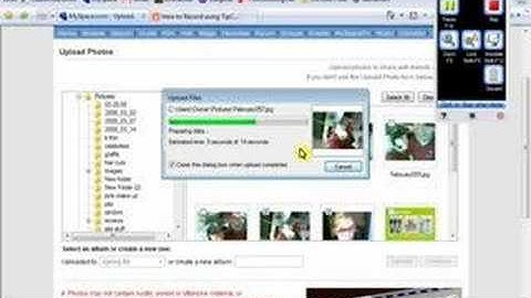 Uploading and Choosing a Default Photo on MySpace