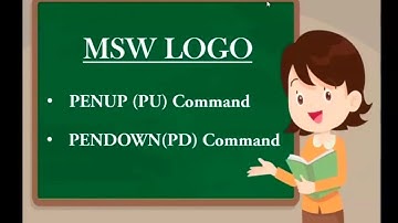 PU & PD commands in MSW Logo