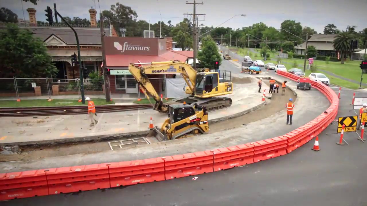 Bendigo Tramways - Nolan Street Curve Track Replacement