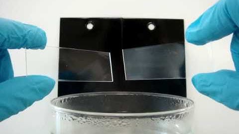 Instruction on how to fully treat microscope slides - Anti-fog demo - Video C3