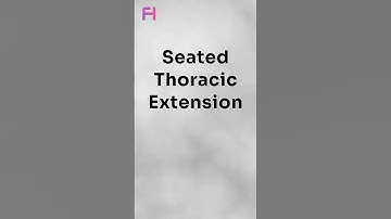 🪑 Seated Thoracic Extension | Flagler Health PT Short