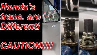 Watch this Video BEFORE You Destroy Your Honda Transmission