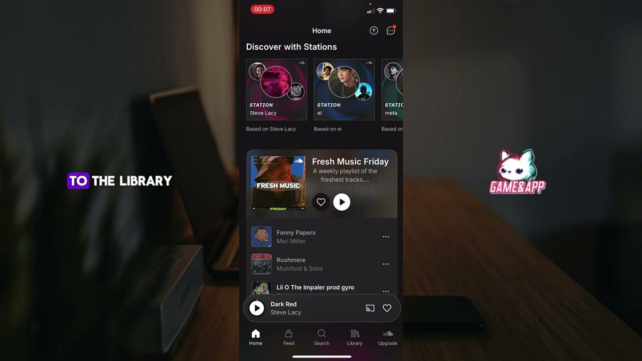 What find your uploads in Soundcloud