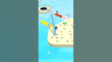 bridge race gameplay walkthrough part 5 #youtubeshorts #viralvideo #shorts