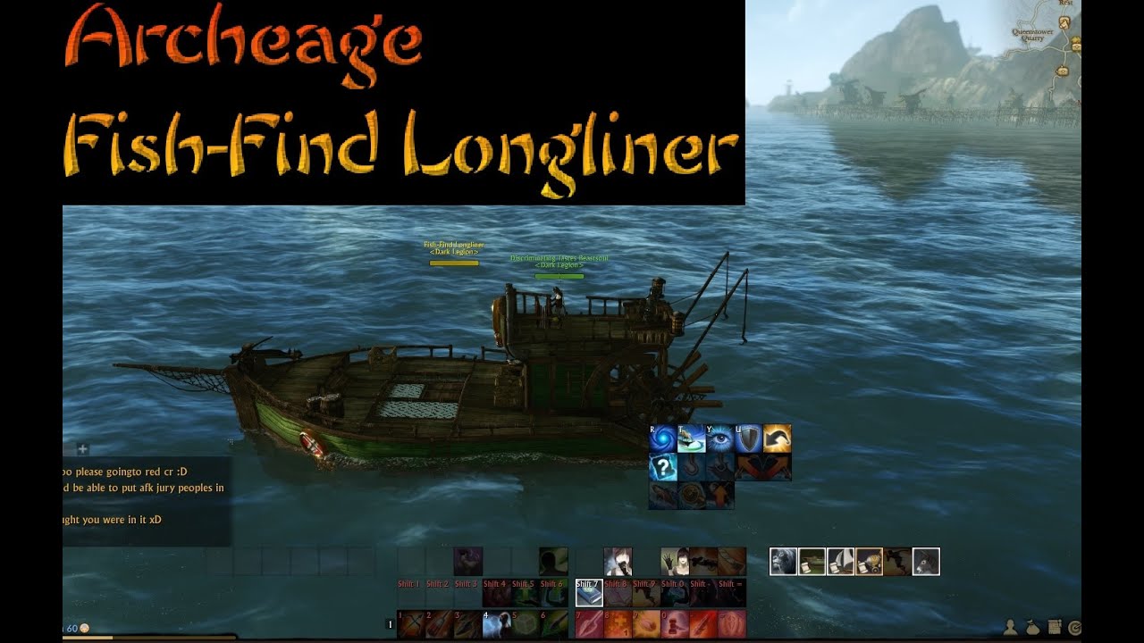ArcheAge FishFind Longliner Build/Discussion YouTube