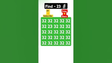 find the odd number 23 challange #explore​ #find​ #mindset​ #maths​ #trending​ #fyp​