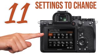 Sony A7IV BEGINNER'S GUIDE to Custom Settings  - Part 1