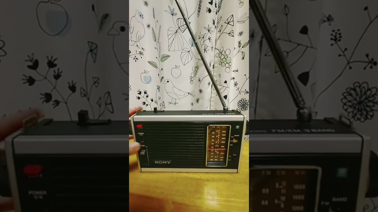 ハードオフで買った！かっこいいSONYのFM,SW,MWラジオを使って見た　#Shorts
