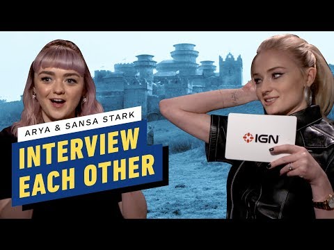 game-of-thrones'-arya-and-sansa-stark-interview-each-other