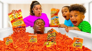 Hot Cheeto Prank On Dad, They Instantly Regret It!