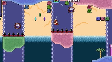 Super Mario Bros. X (SMBX) Custom Level - Sherbet Skywaves