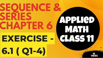 Arithmetic Progression Ex 6.1 || Lecture- 3 | Sequence and Series Ch- 6 | class 11 | 2022-23 |