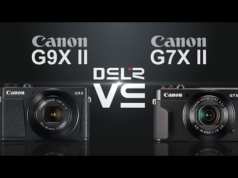 Canon PowerShot G9X Mark II vs Canon PowerShot G7X Mark II