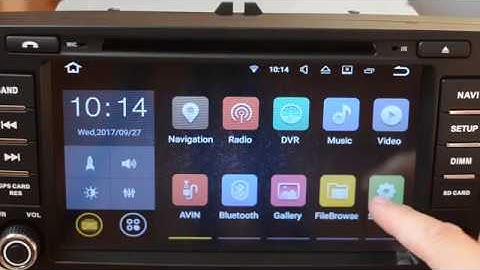 how to enter factory setings in car dvd gps radio player android 7.1