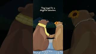 Baby Announcement Invite | Bear Cartoon Illustration | Baby Shower Video | Twin Boys Announcement Animated Twins Pregnancy Announcement Video