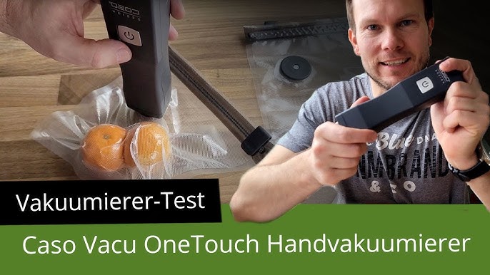 Test: CASO Design Vacu OneTouch Handvakuumierer - YouTube