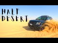 Half Desert Road | Dubai | Dune Bashing | 4K | Sand Covered Road | Photography | Weekend | Cinematic