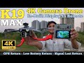 K19 Max GPS 4K Camera Drone Unboxing, Flying, Camera & Review - Return To Home, Signal Lost Return