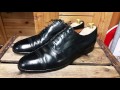 ７アイレット【FLORSHEIM】70年代 ヴィンテージ  内羽根式パンチドキャップトゥ フローシャイム