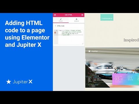 Adding HTML code