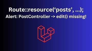 Laravel: Detect Missing Methods in Resource Controllers