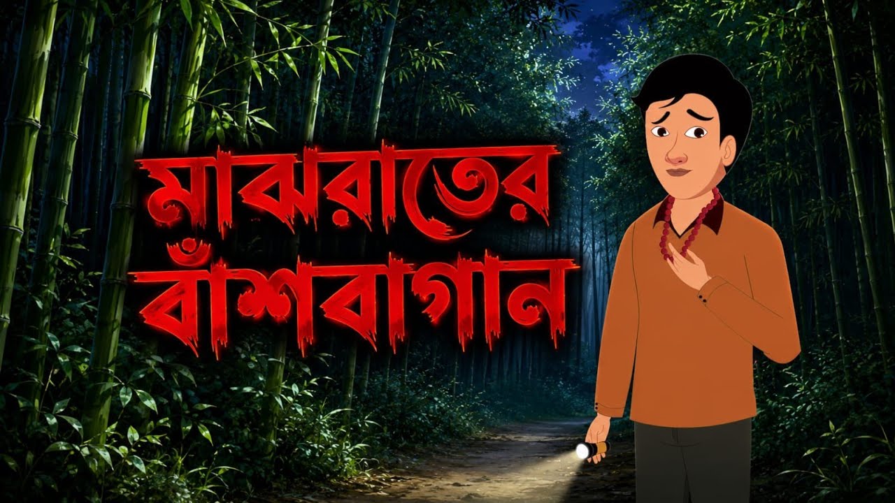 মাঝরাতের বাঁশবাগান | Majhraater Bashbagan | Bhuter Golpo | Bangla Cartoon Story | Bhoy Bangla