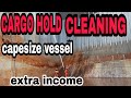 Cargo Hold Cleaning  capesize vessel