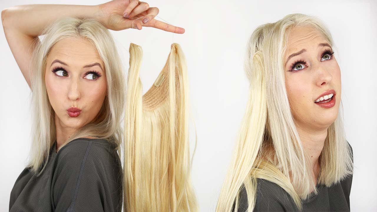 Halo Hair Extensions?? Try-On First Impressions - thptnganamst.edu.vn