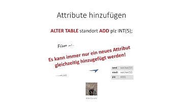 13 Tabellen mit ALTER TABLE verändern