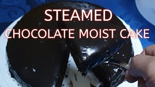 Steamed chocolate moist cake