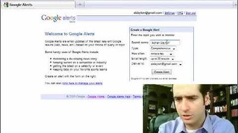 How to Create A Google Alert