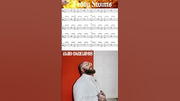 Thumbnail of Teddy Swims - Bad Dreams (Drum Score)