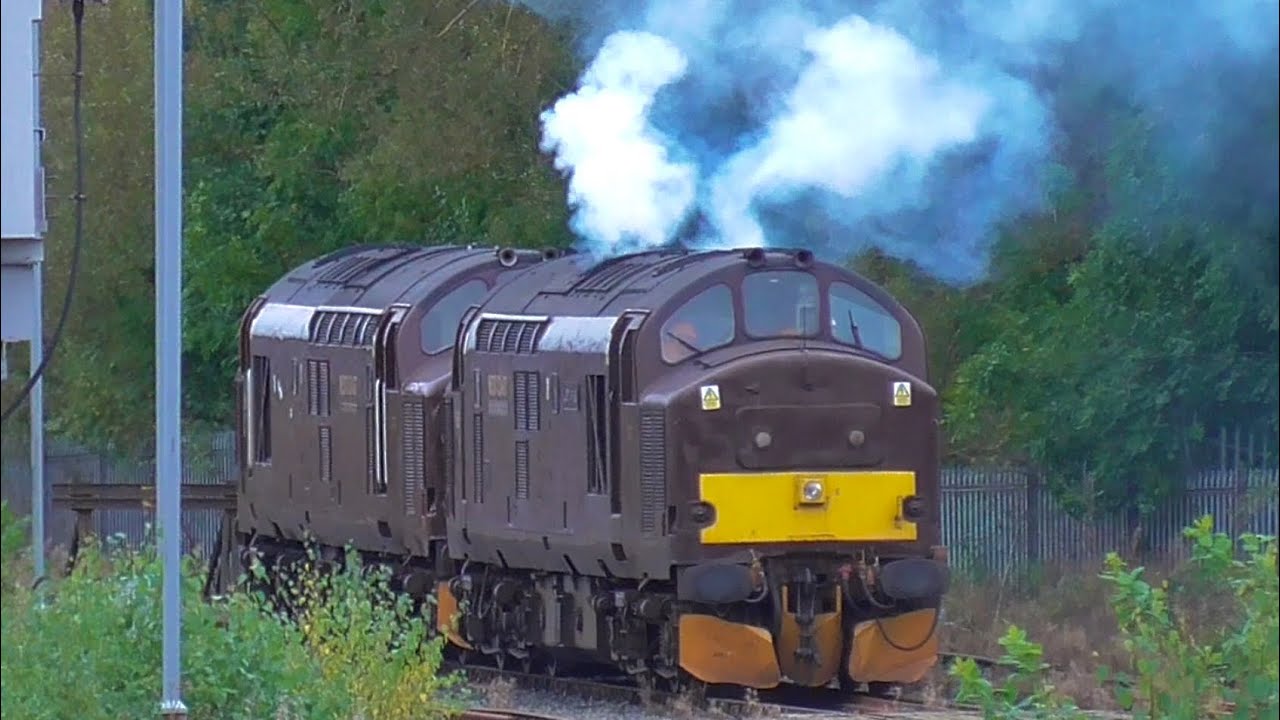 37685 RESCUES, Stranded Classmate After it FAILED, With DOUBLE Loco STARTUPS At Carlisle! | 29/9/24.