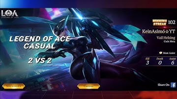 Legend of Ace : Casual Vail Helsing - Code Meta [i need sniper training 🤣]